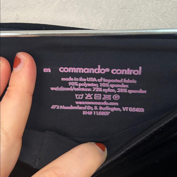 Commando Perfect Control Velvet Leggings size M - Picture 6 of 9